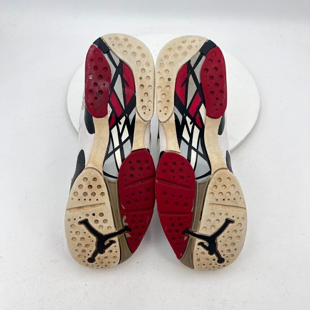 Nike Air Jordan 8 Youth Size 7Y Men 7 305368-104 Alternate White Black Red Shoes - Picture 10 of 15